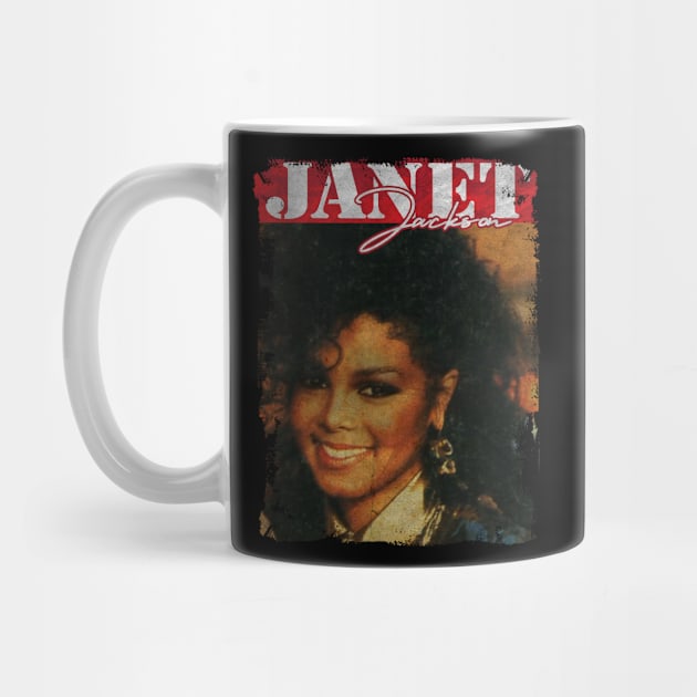 TEXTURE ART- JANET JACKSON 80S by ZiziVintage